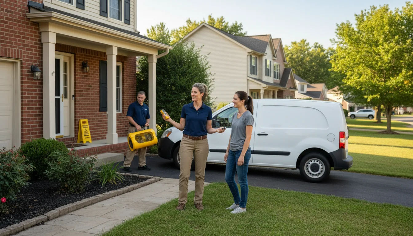 Water restoration image for Water Damage & Restoration Services in Prichard, WV